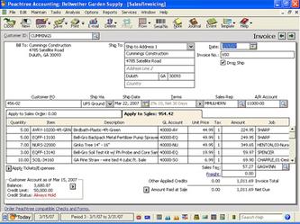using peachtree accounting software